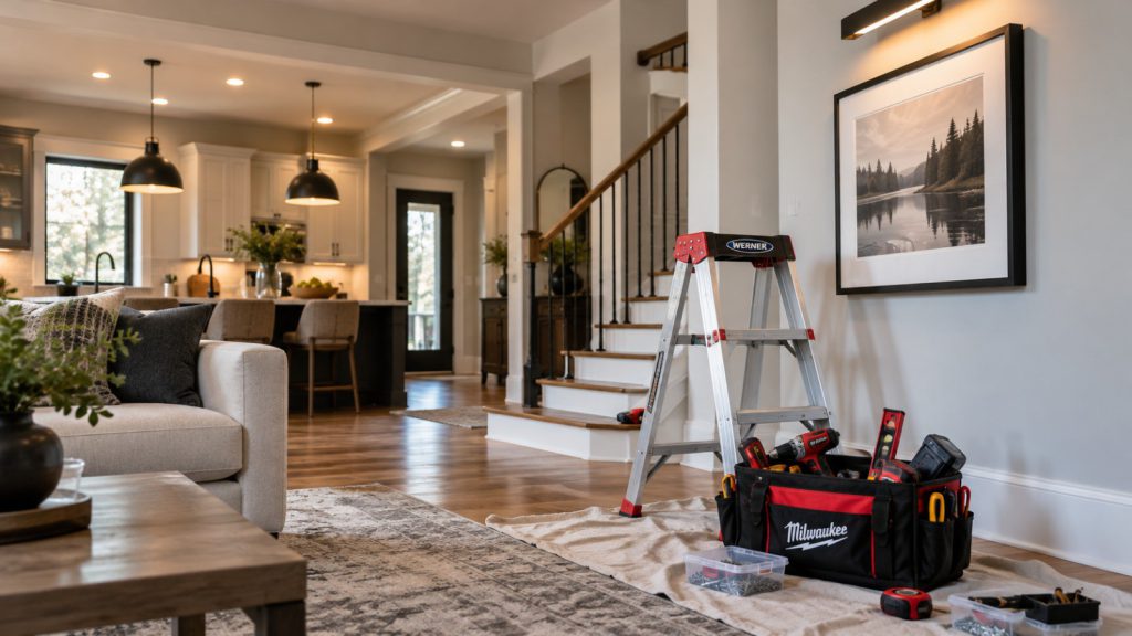Hero - residential handyman living room